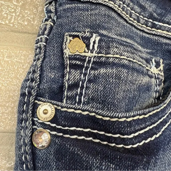 Wallflower Lucious Curvy Fit Bootcut Jeans Juniors Size 7 Short - Picture 5 of 11